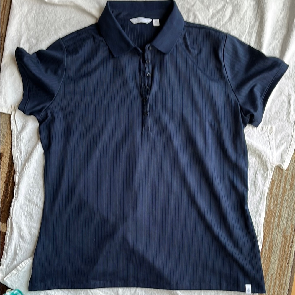 Women's Navy Polo Shirt XL